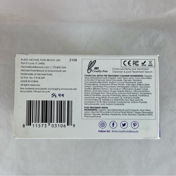 Michael Todd Beauty Sonicsmooth 2-In-1 Dermaplaning System Hair Removal NEW - Picture 10 of 13